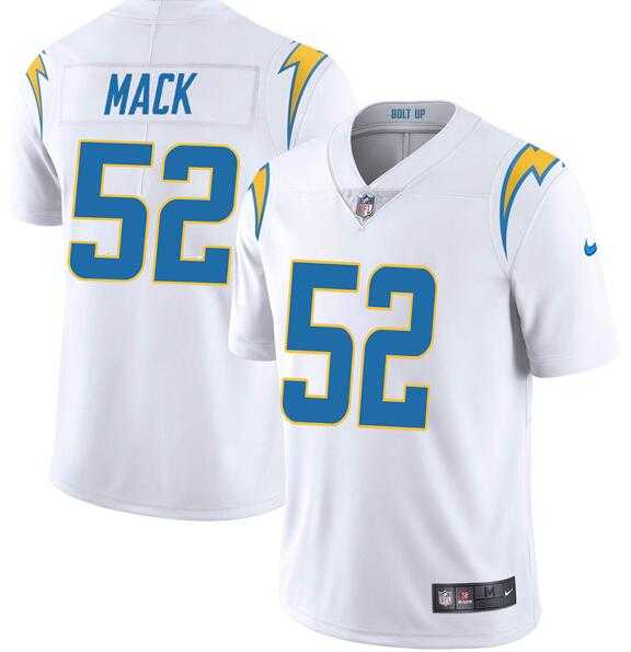 Nike Chargers Men & Women & Youth 52 Khalil Mack White Vapor Limited Jersey,We sell and wholesale Nike Chargers Men & Women & Youth 52 Khalil Mack White Vapor Limited Jersey on line form chian!